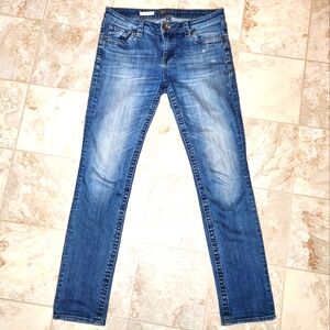 Kut From The Kloth Jeans Straight Leg Light Wash Size 6L Cotton Spandex